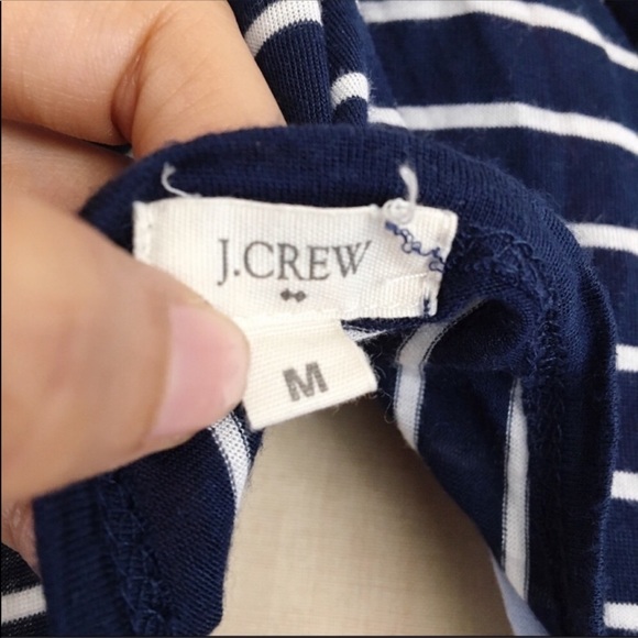 J. Crew dolman striped relaxed scoop neck top - Picture 4 of 5